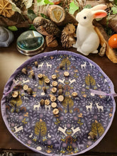 Load image into Gallery viewer, Rune Casting Cloth/Pouch, Woodland/Stag/Deer/Trees
