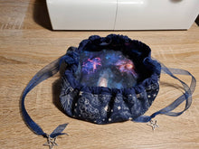 Load image into Gallery viewer, Rune Casting Cloth/Pouch, Celestial/Sun/Moon/Stars/Galaxy
