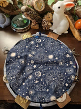 Load image into Gallery viewer, Travel Altar Cloth/Pouch, Celestial/Sun/Moon/Stars/Galaxy
